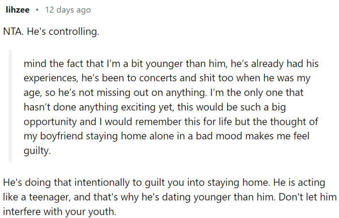 The age difference does matter - always