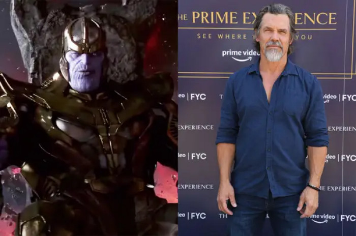 He wasn't credited for his part and the Josh Brolin was officially cast to play Thanos for Guardians of the Galaxy