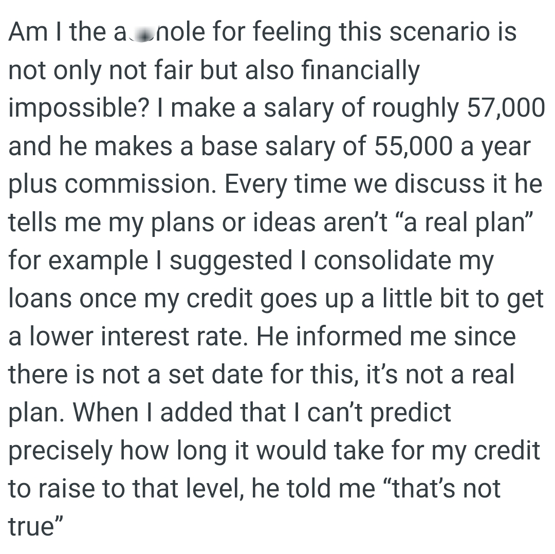 OP wants to consolidate her loans once her credit goes up