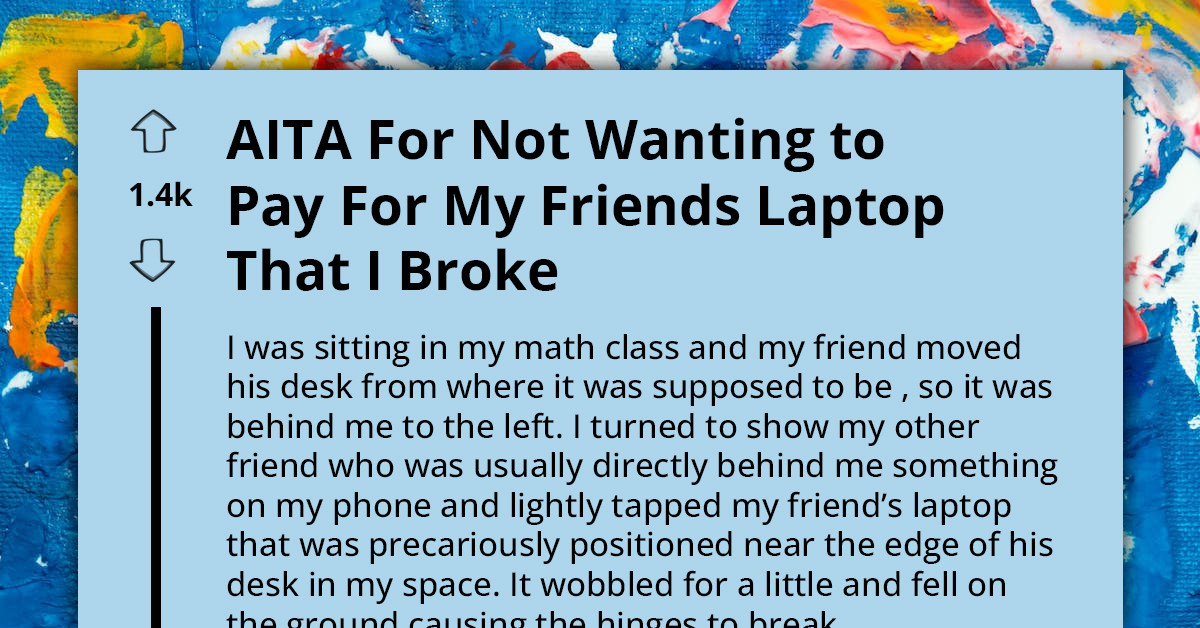 Laptop Mishap Pits Friends Against Each Other As No One Is Willing To Cough Up $450 For Replacement