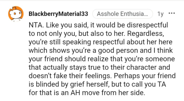 The OP Is Someone Who Stays True to Her Character