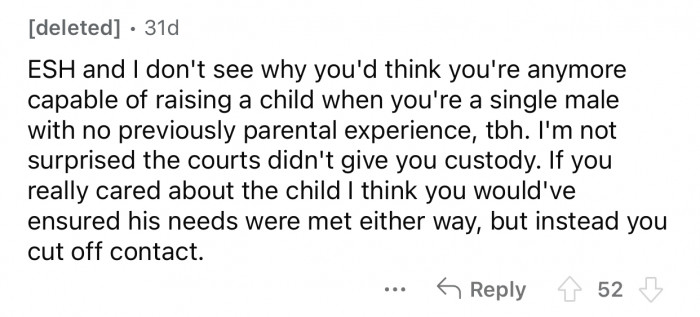 Cutting off contact proves that OP doesn't genuinely care about their nephew.