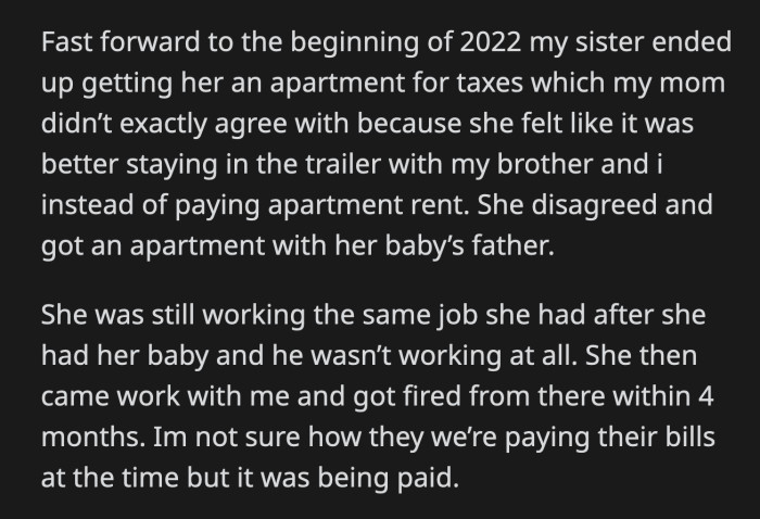 They adhered to this agreement just once because they are still chronically unemployed