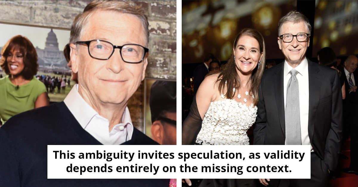Bill Gates addresses allegations from Epstein's documents claiming he contracted an STD from Russian women and attempted to discreetly provide wife Melinda with antibiotics.