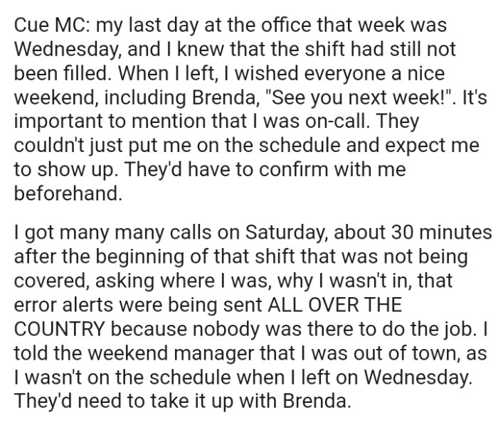 They couldn't just put the OP on the schedule and expect him to show up