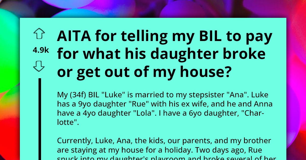 Woman Demands That Brother-In-Law Pays For Damages Or Leave, Igniting Family Drama Over Child's Destructive Behavior