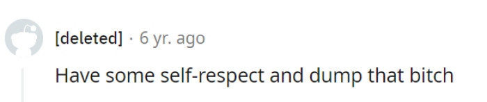 Turn the whole thing around, OP!