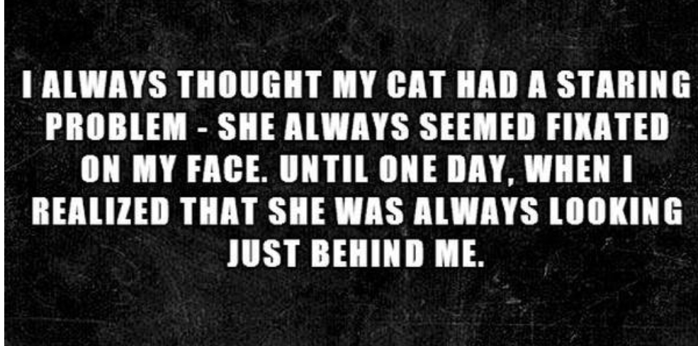 17. The moment you realize it