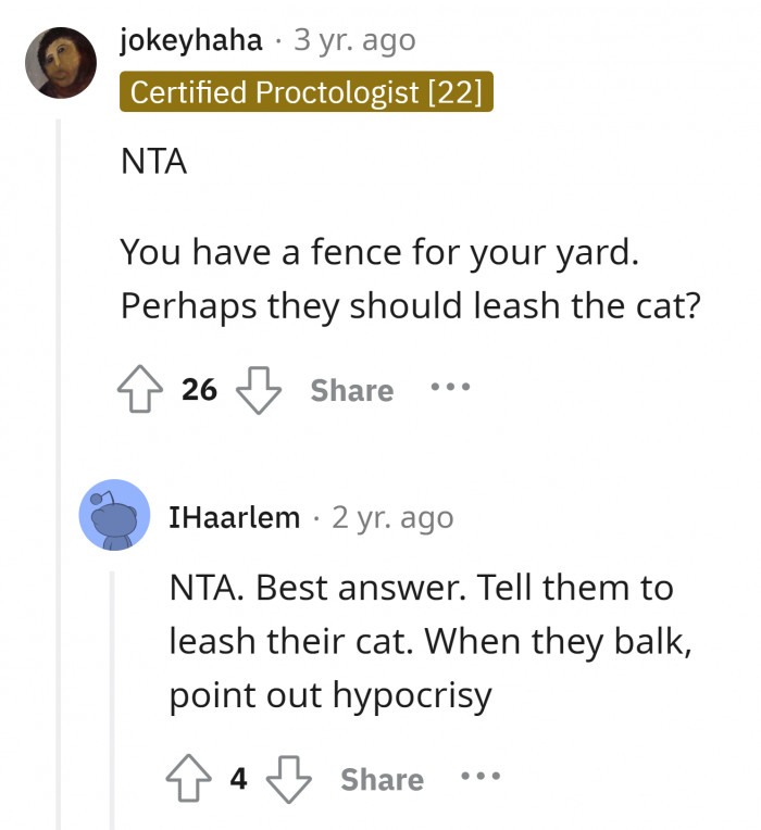 #16 Commenting about your dog's strong prey behavior is just so absurd.