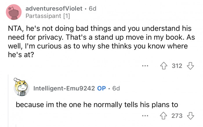 OP's wife needs to understand her son's need for privacy.