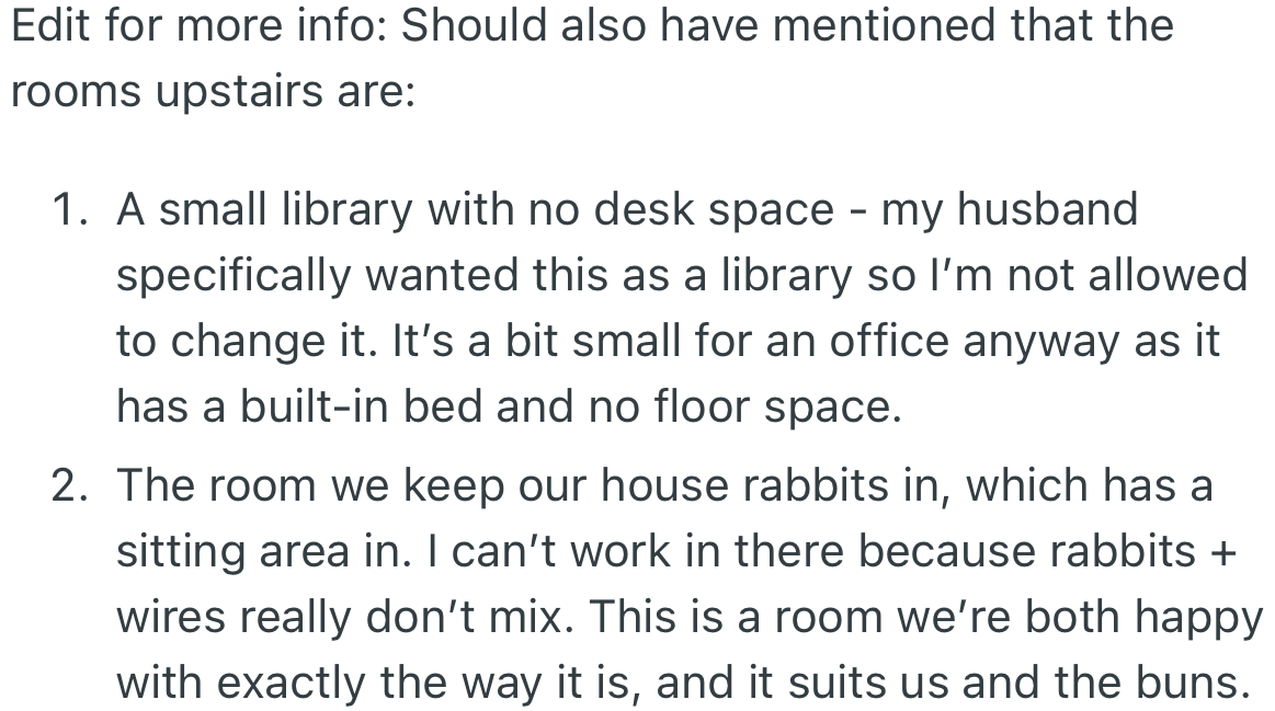 OP explains further on the house spaces and their use.
