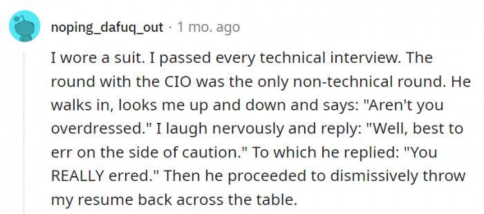 3. What is so wrong with dressing in a presentable way?