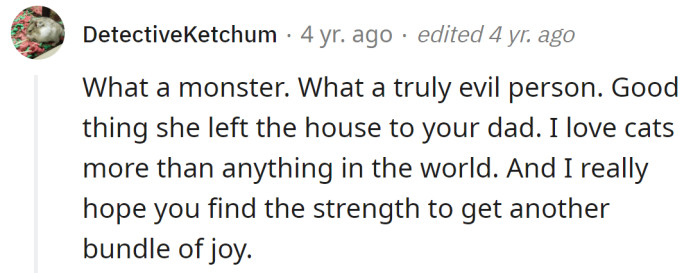 The stepmother is such an evil person