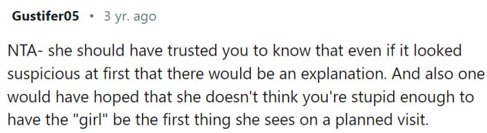 OP would have to be pretty stupid...