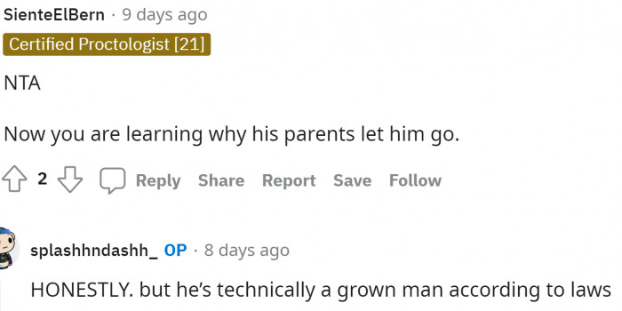 This sounds about right. Clearly, OP agrees with this person as well.