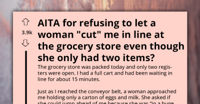 A Grocery Store Stranger Asked To Cut The Line And It Turned Into A Public Shaming