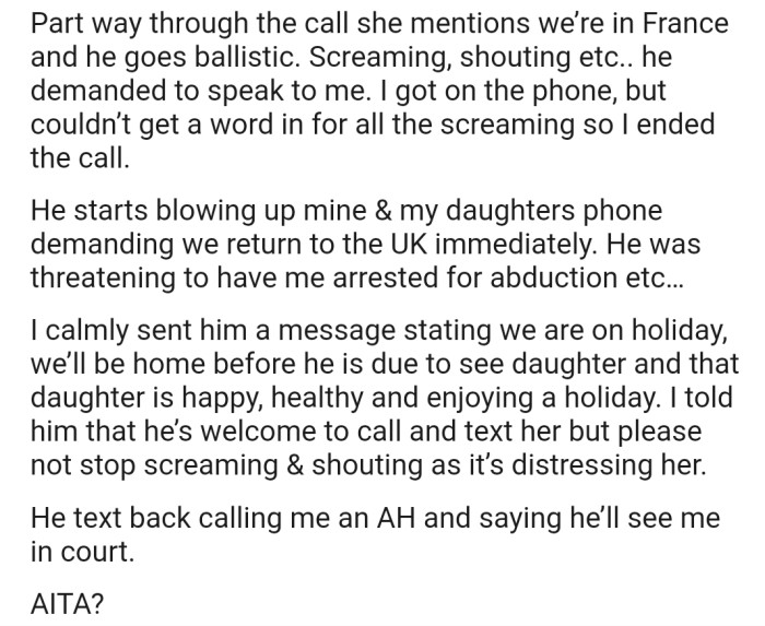 Now he's threatening to sue