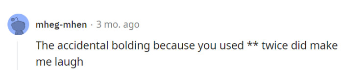 Funny technicalities.