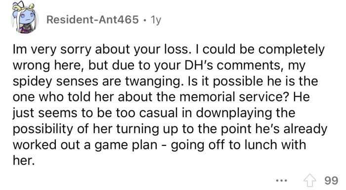 Okay, but maybe hubby is the culprit.