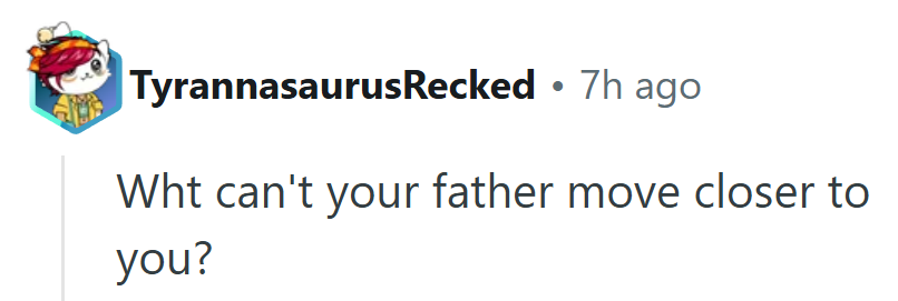 It’s always curious how the burden of care somehow skips a generation.