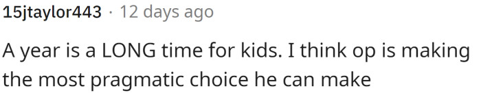 A year is a long time