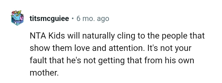 It's not the OP's fault he isn't getting that