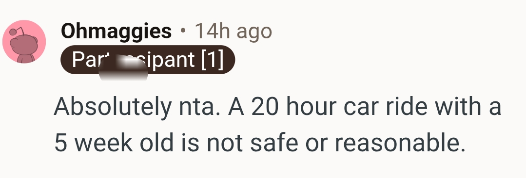 That suggestion is totally unreasonable