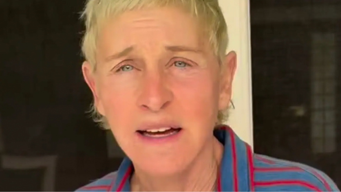 Ellen DeGeneres speaking on television about Renee Nicole Good’s death