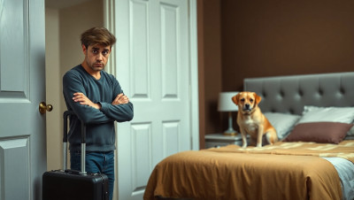 Friend Kicked Out After Letting Dog on Bed
