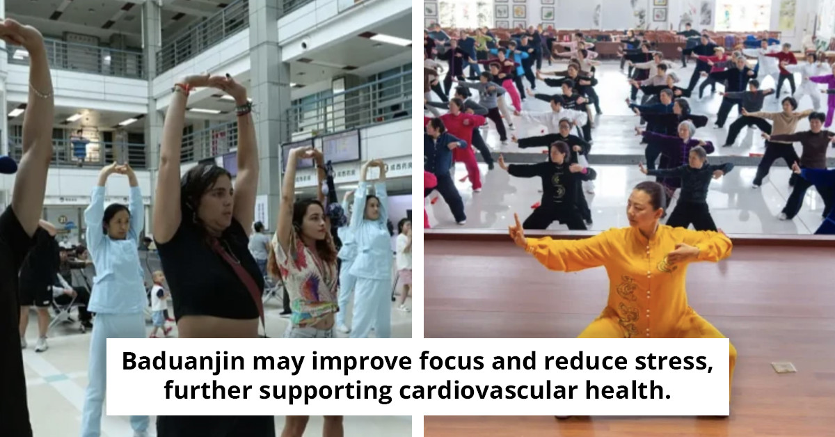 Researchers discover a straightforward Chinese technique that only requires 10 minutes and may reduce the risk of heart disease.