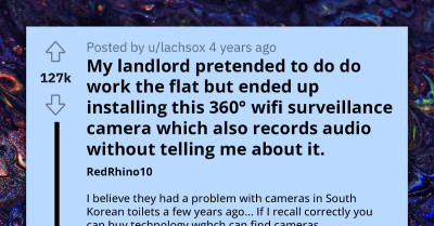 Reddit Detective Unearths Hidden Camera Planted By Landlord, But Internet Sleuths Suspect There’s More To The Story