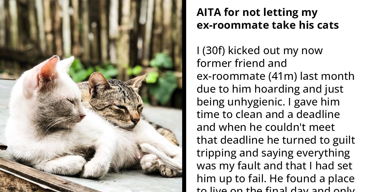Woman Refuses To Give Her Ex-Roommate His Cats Back