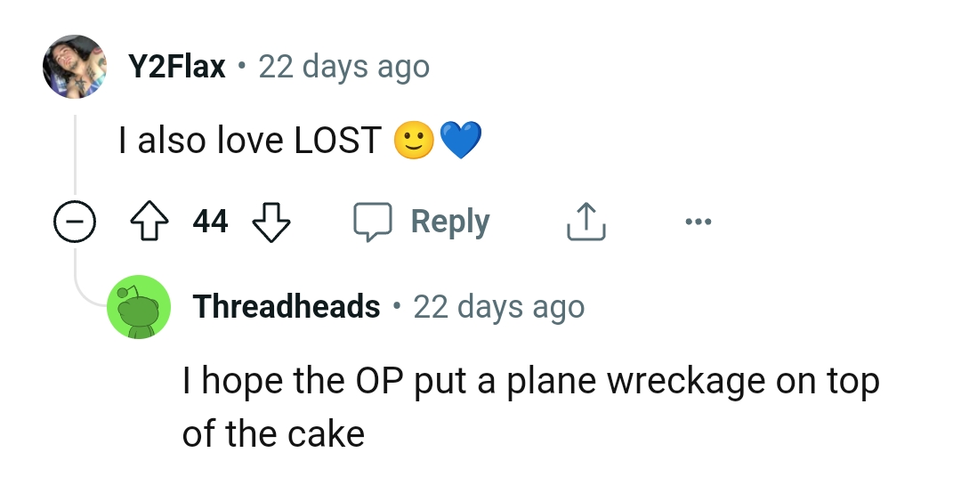 Putting a plane wreckage on top of the cake.