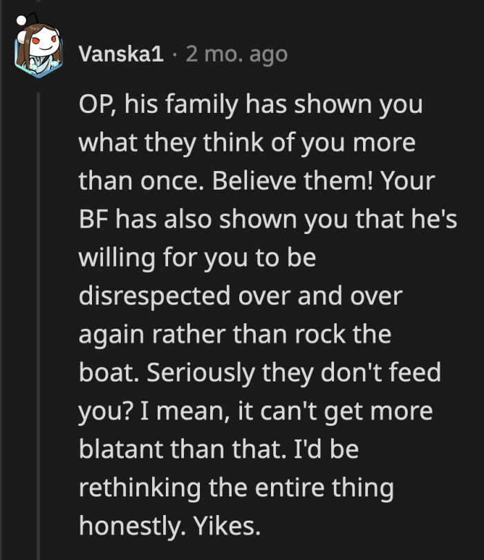 For some people, this would have meant the end of the relationship.