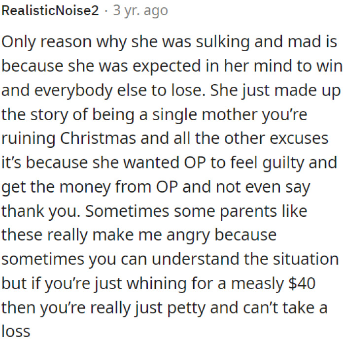 This behavior can be frustrating when it's just about a small amount like $40.