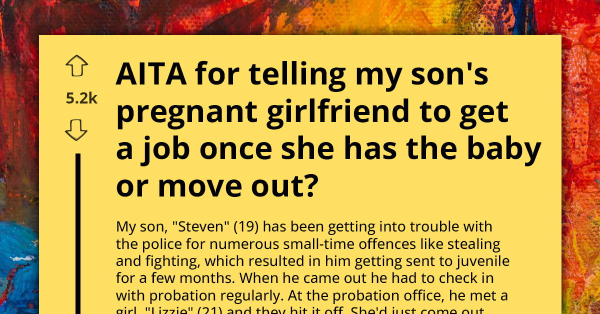 Redditors React As Woman Tells Son's Pregnant GF To Either Get Job When She Gives Birth Or Move Out