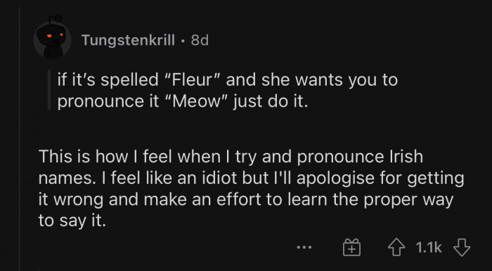 If you get it wrong you have to apologize.