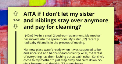 Redditor Upset With Sister After She Broke The Only Rule She Gave Her While She Was Out Of Town