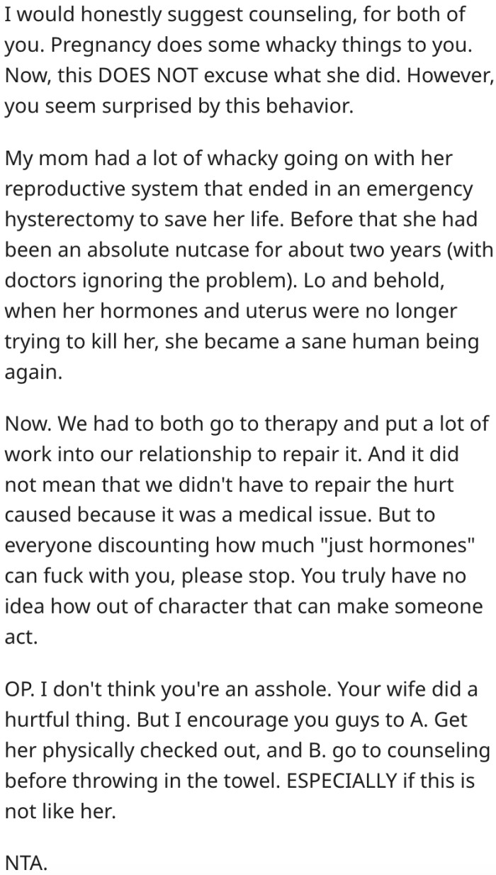 13. Pregnancy can make people behave irrationally.