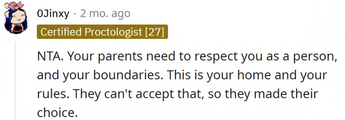 They made their choice.