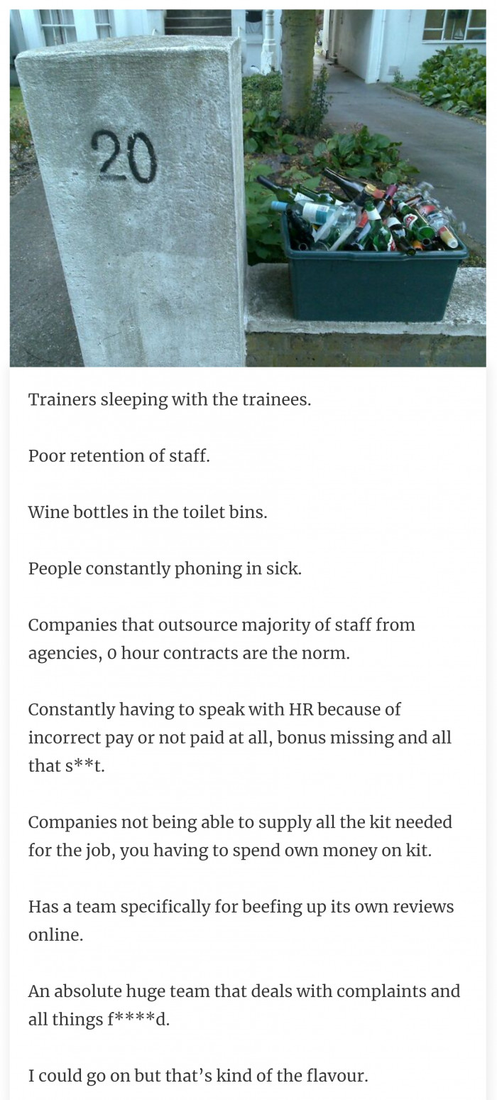 19. Different types of workplaces.