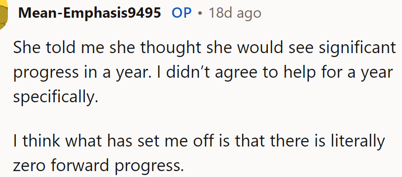 The OP said they didn't specify the duration