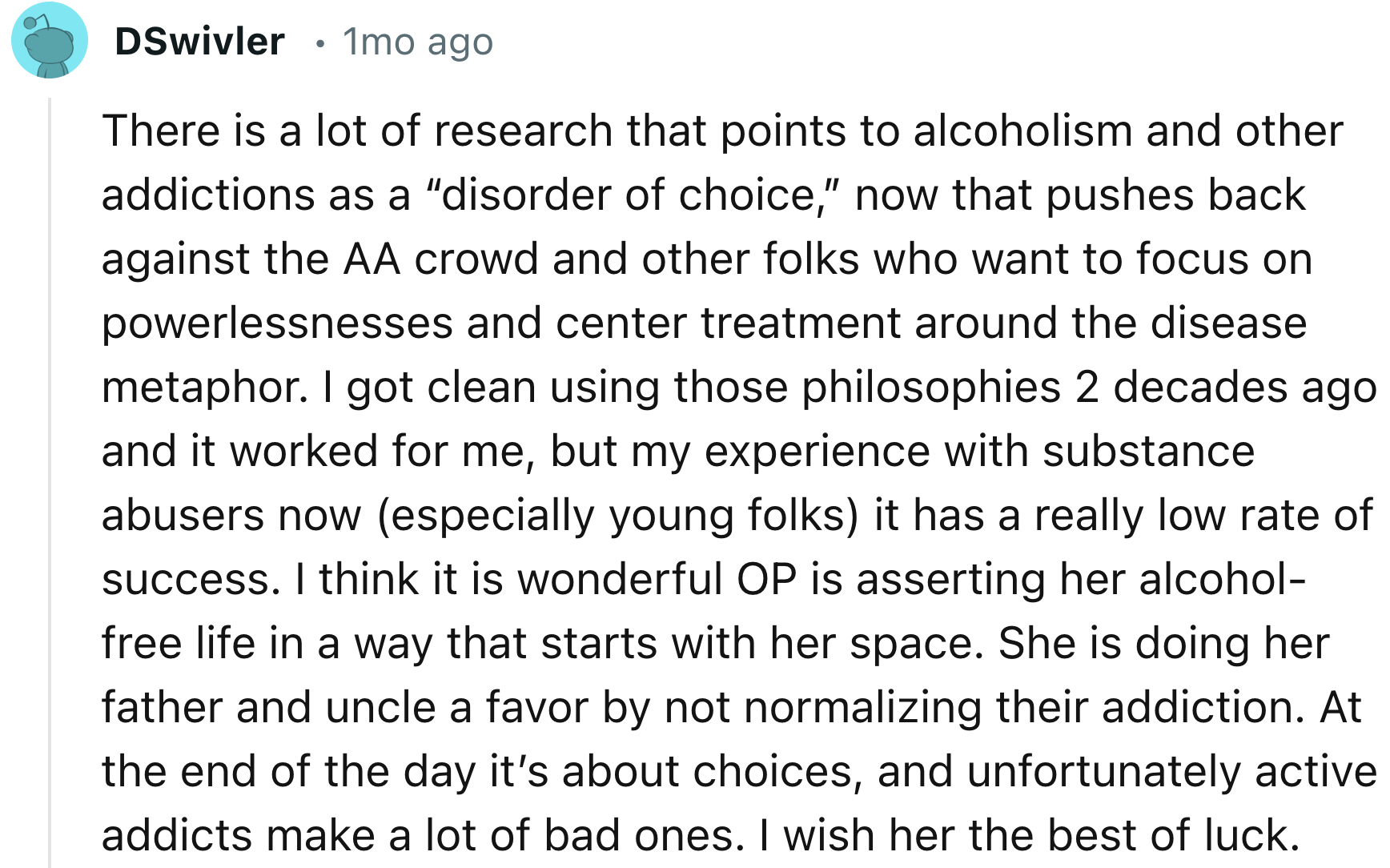 OP Is Choosing An Alcohol-Free Life