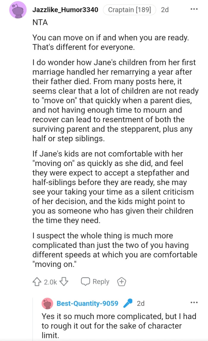 It seems like a lot of children are not ready to move on