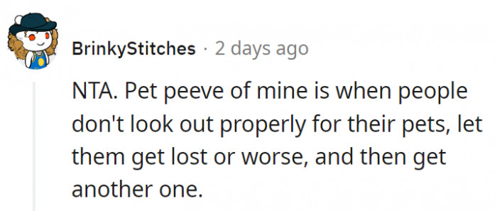 7. People like the family seem to think that there's always going to be another dog they can get