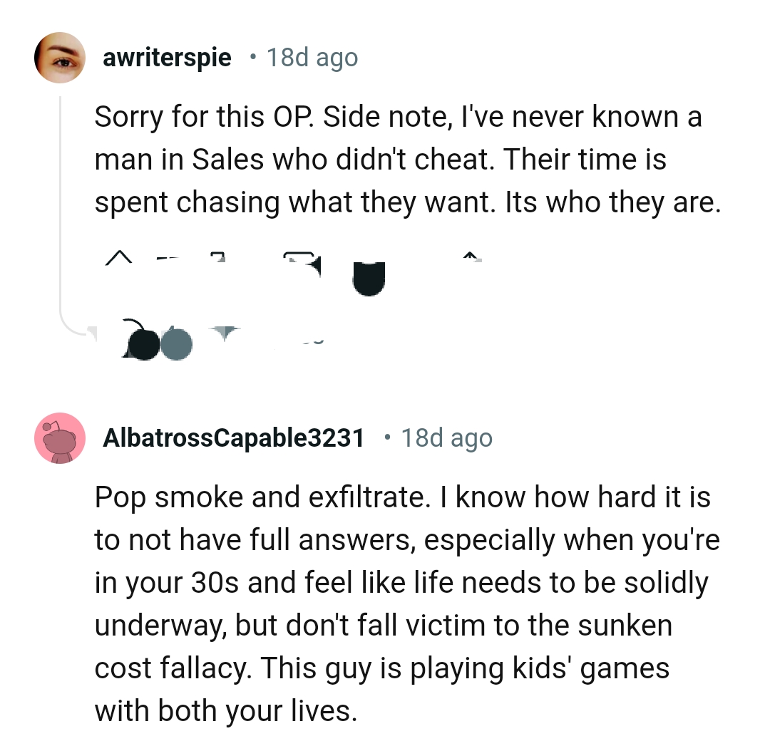 The OP shouldn't fall victim to the sunk cost fallacy