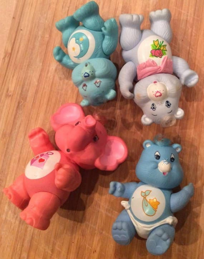 1. Collecting all of these PVC Care Bears.