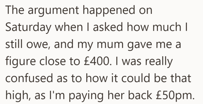 The math did not add up in her head, and that is when things shifted.