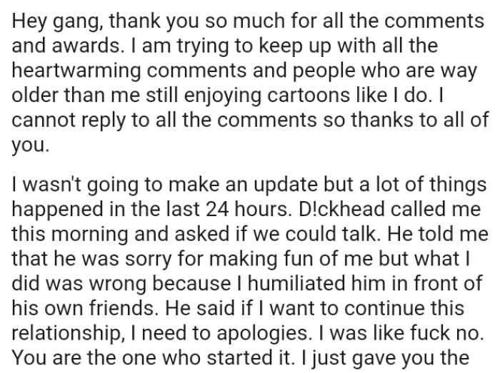 Here's the Much-Awaited Update, and It Is Pretty Interesting