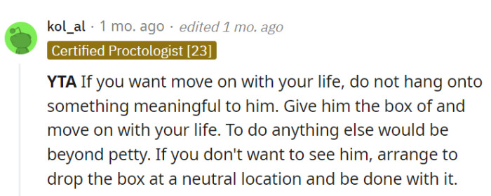 Move towards peace, OP!